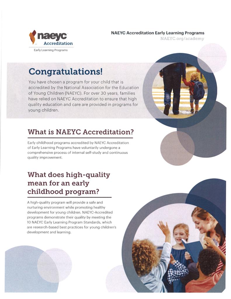 Benefits of NAEYC Accreditation